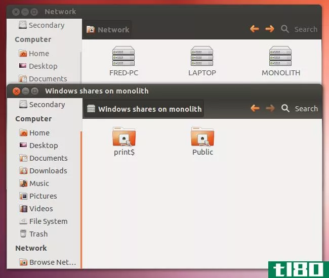 使用ubuntu的公共文件夹在计算机之间轻松共享文件