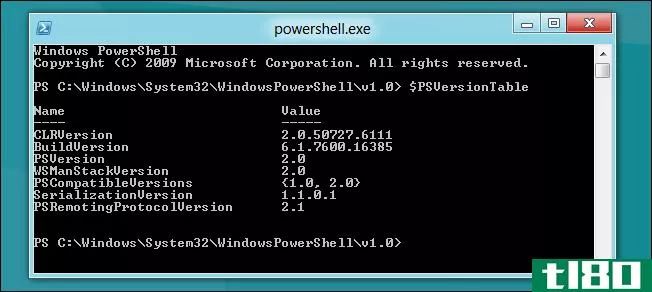 如何在windows 8中同时运行powershell 2和3