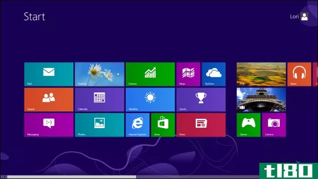 更改Windows8UI（metro）屏幕上的默认平铺行数
