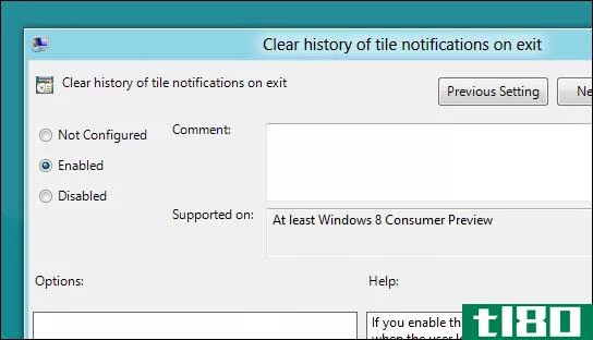 如何在Windows8中注销时清除metro应用程序通知