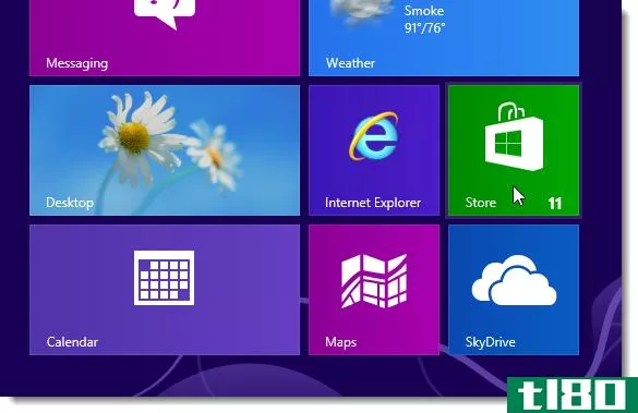 从Windows8中的windows应用商店下载、安装和更新metro风格的应用程序