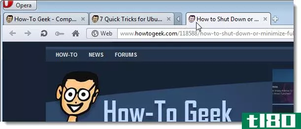使用opera的高级选项卡功能增强您的web浏览体验