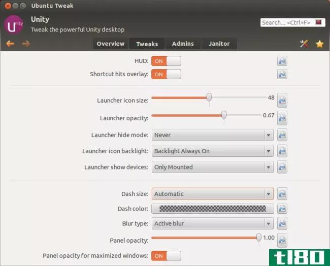 如何使用ubuntu-tweak定制ubuntu