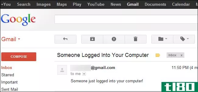 如何在有人登录到您的计算机时获得电子邮件通知