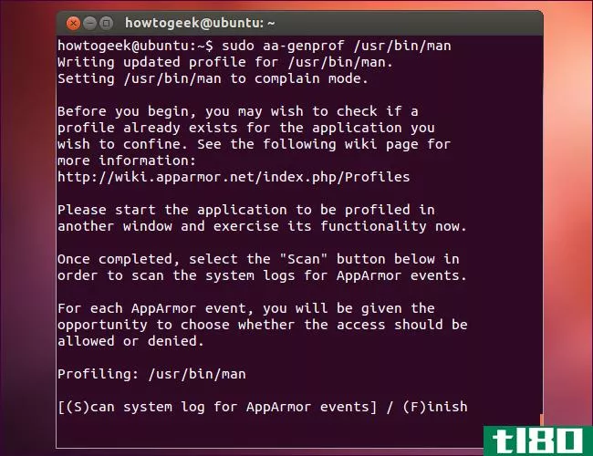 如何创建apparmor配置文件来锁定ubuntu上的程序