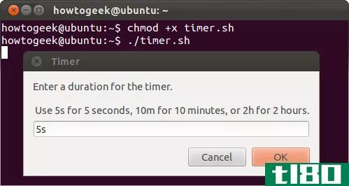 如何在linux上用zenity**简单的图形shell脚本