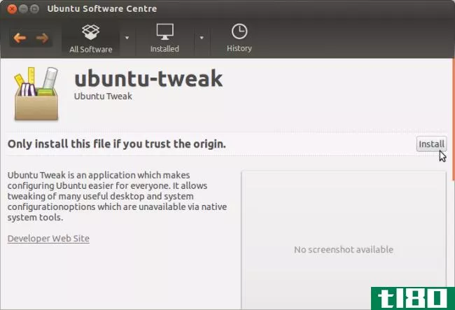 如何使用ubuntu-tweak定制ubuntu