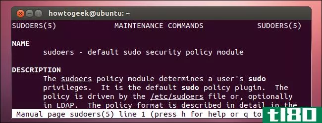 在ubuntu上调整和配置sudo的8种方法