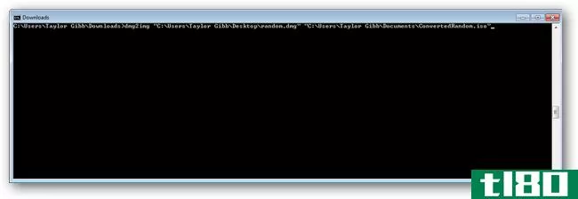 如何在windows上将dmg文件转换为iso文件