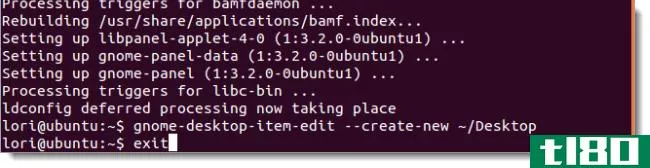 在ubuntu 11.04和11.10中创建桌面快捷方式