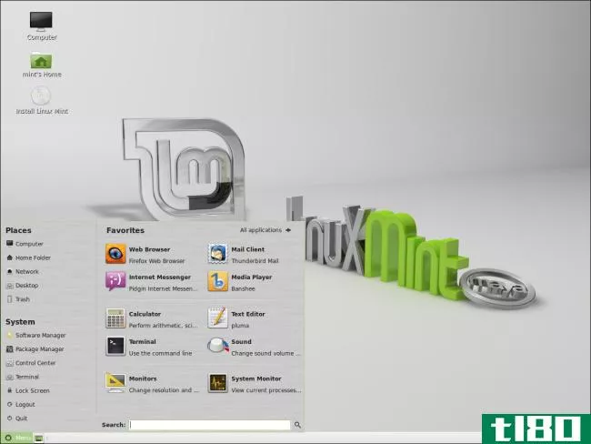 选择具有不同桌面环境的ubuntu:8 ubuntu衍生物