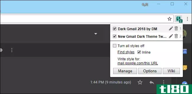 如何为gmail启用暗模式