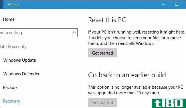 如何从Windows10的内部预览切换回稳定（无需重新安装）
