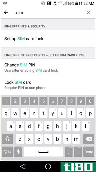 如何为更安全的android**设置sim卡锁