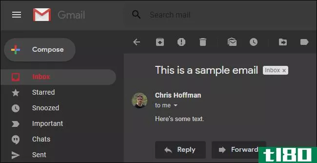 如何为gmail启用暗模式