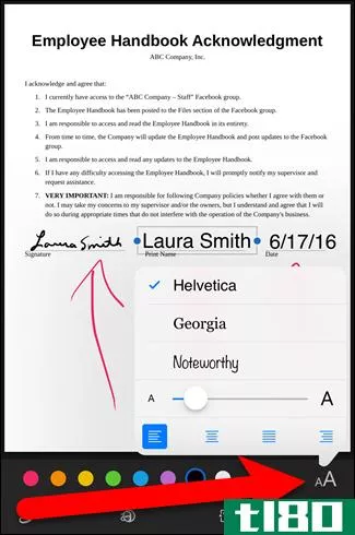 如何在ios邮件中签名文档和标记附件