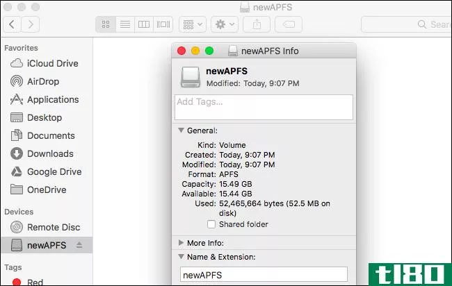 如何在macos sierra上使用apfs文件系统格式化驱动器