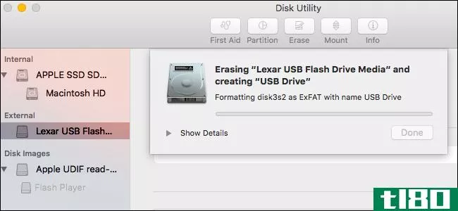 如何在mac上擦除和格式化usb驱动器
