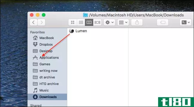 lumen在使用深色窗口时会自动提高mac的亮度，反之亦然