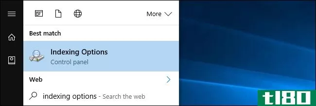 如何在pc上选择windows搜索索引的文件