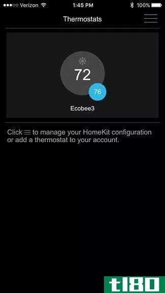 如何在ecobee恒温器上启用homekit