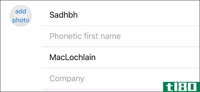 如何在iphone上为联系人添加拼音姓名