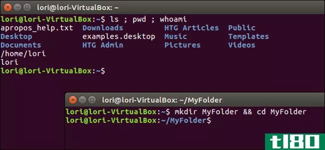 如何在linux中同时运行两个或多个终端命令