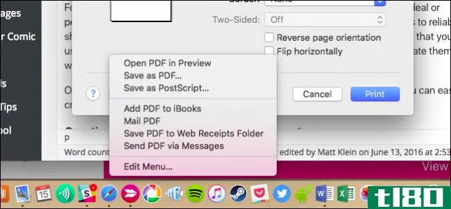 如何在mac上创建pdf文件