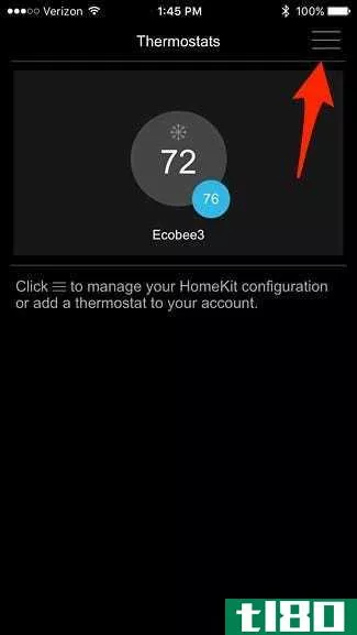 如何在ecobee恒温器上启用homekit