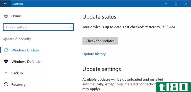 如何防止Windows10自动下载更新