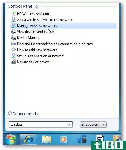在windows 7中，通过临时网络在无线计算机之间共享internet连接