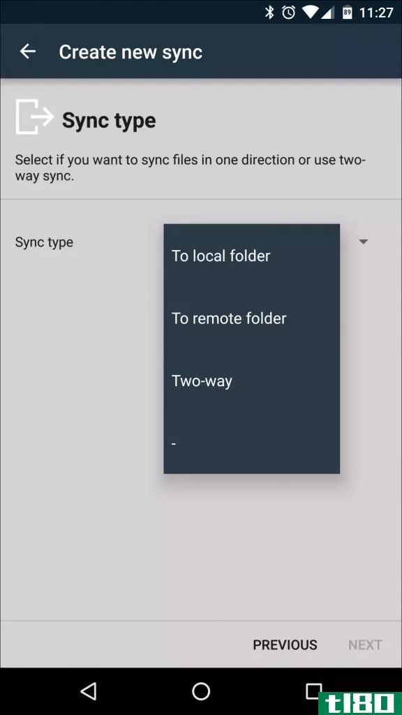 如何使用foldersync在android和pc之间同步文件