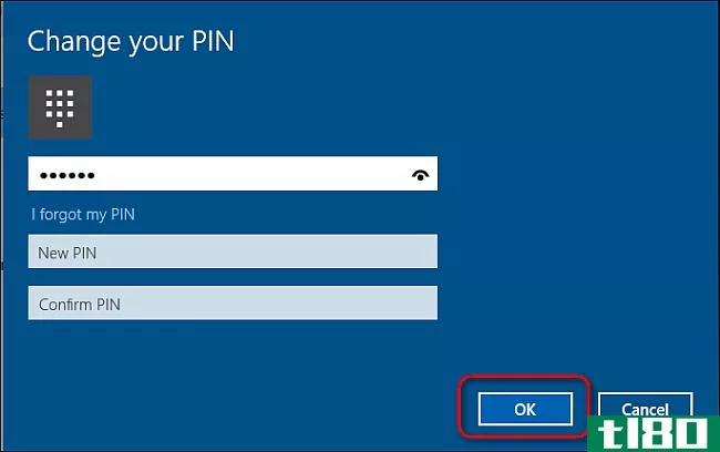 如何在Windows10中向帐户添加pin