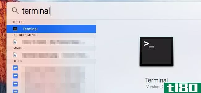 如何在mac上禁用spotlight中的开发者搜索结果