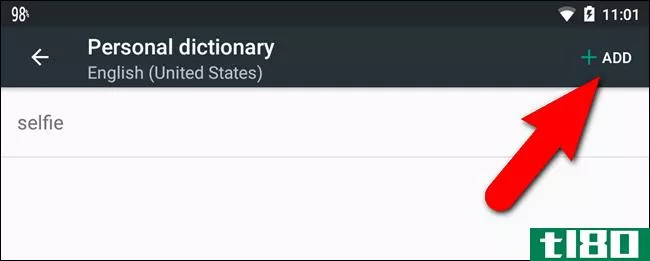 如何将单词或短语添加到android的自动更正词典中