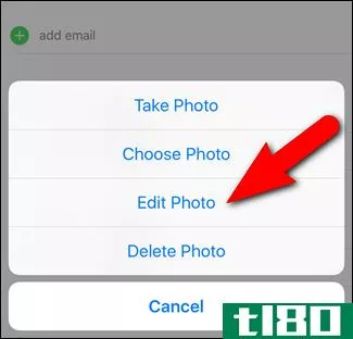 如何手动将照片添加到iphone或ipad上的联系人