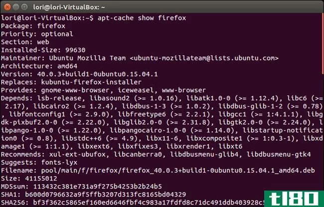 如何在linux中找到应用程序的确切包名