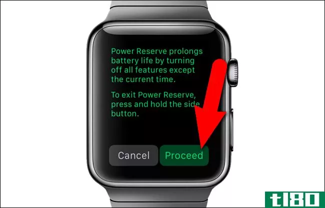 如何在apple watch上启用和禁用电源储备