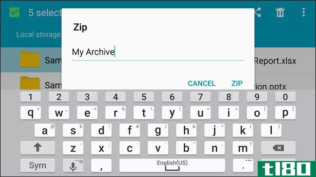 如何在android设备上打开和创建zip文件