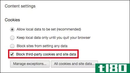 如何在每个web浏览器中阻止第三方Cookie