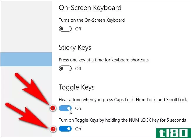 如何使windows在按caps lock、num lock或scroll lock时播放声音