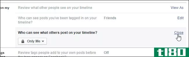 如何阻止人们在你的facebook时间线上发帖而不解除他们的好友关系