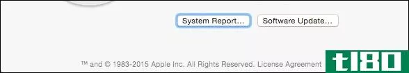 使用系统信息实用程序确切地了解mac中的内容