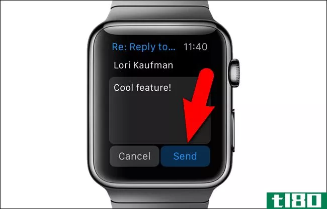 如何回复apple watch上的电子邮件