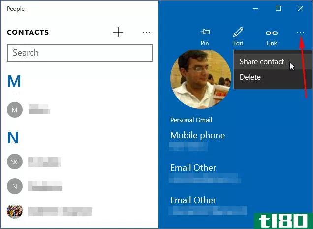 如何将gmail、outlook等联系人添加到Windows10的通讯簿
