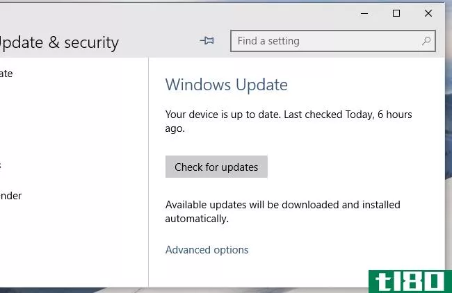 您将无法在windows 10 home上禁用（或延迟）windows更新