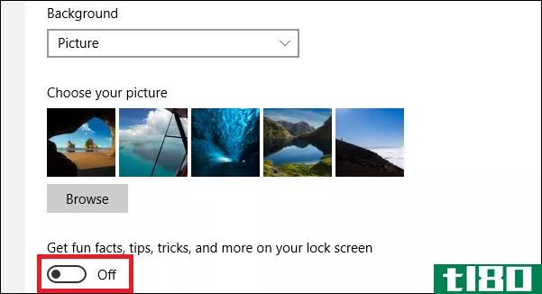 如何在Windows10锁屏上禁用广告