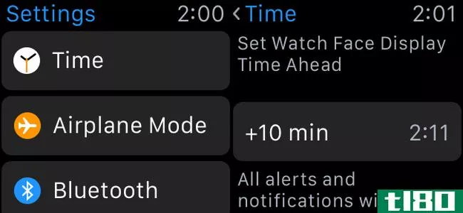 如何让你的苹果手表快几分钟
