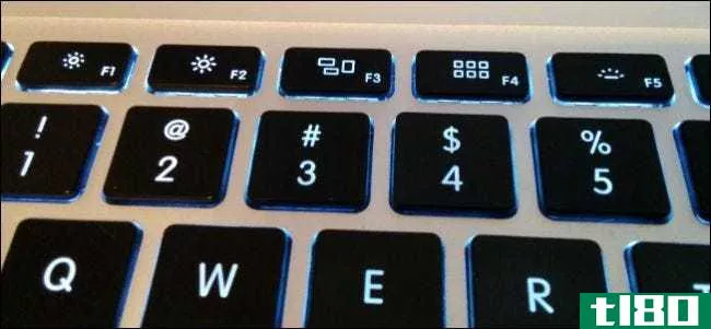 如何将mac键盘的顶行用作常规功能键