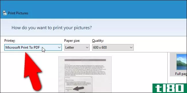 如何在windows中将图像合并成一个pdf文件